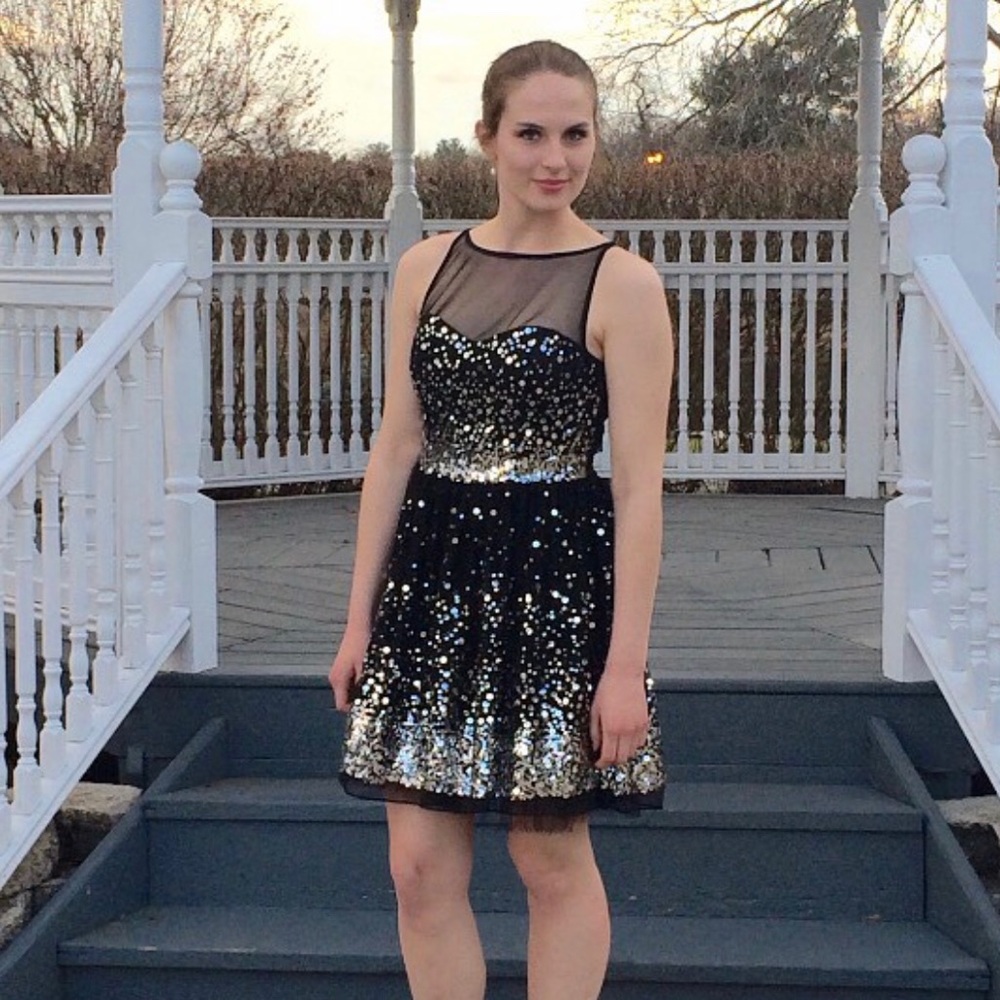 Sparkly Black Dress
